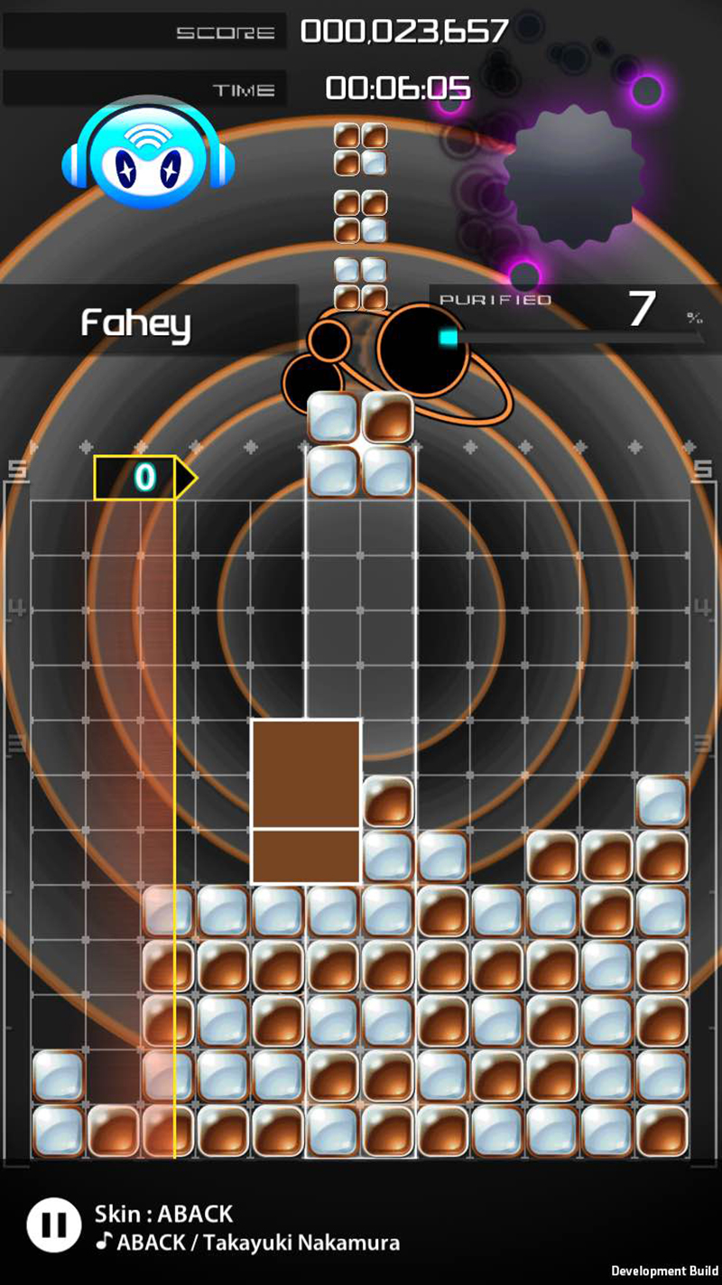 Illustration for article titled Even In Portrait Mode, Lumines Keeps Shinin'